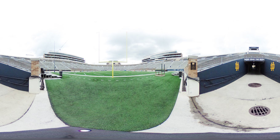 How Streetview 360 tours engage with Notre Dame stadium visitors